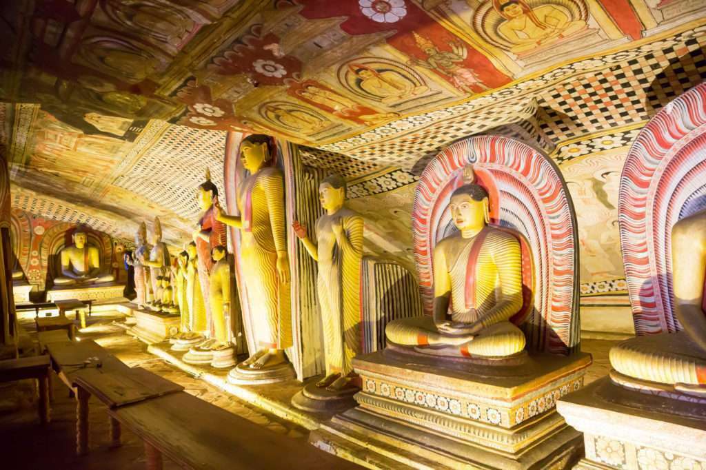 The Golden Temple of Dambulla Sri Lanka