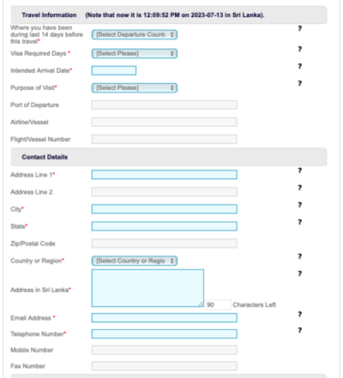 Visa Application 01